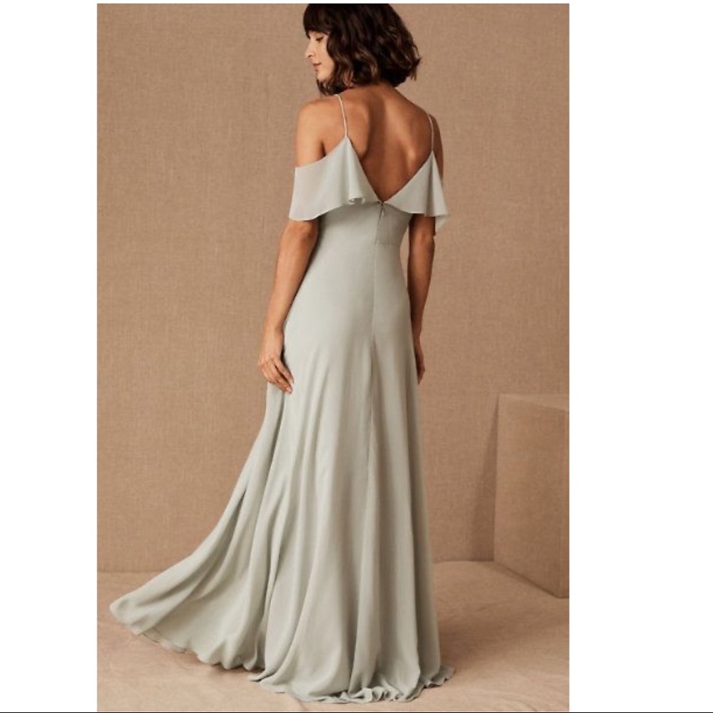 BHLDN Jenny Yoo Mila Convertible Dress in Morning Mist — Sage Green Bridesmaid